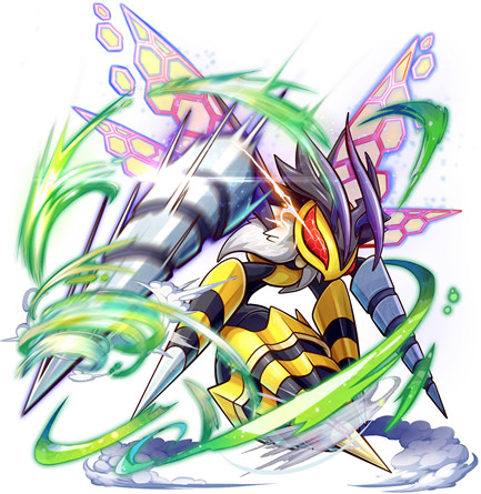 大针蜂愤怒形态